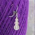 Colorful Locking Stitch Marker - Handmade Glass