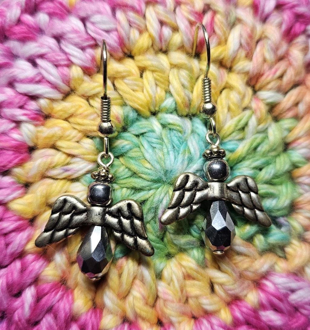 Glass Angel Earrings – Guardian Angel Handmade Jewelry