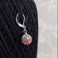 Purple or Pink Stitch Marker -  Polymer Clay